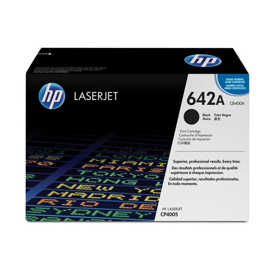 Hp 642A-CB400A Siyah Orijinal Toner